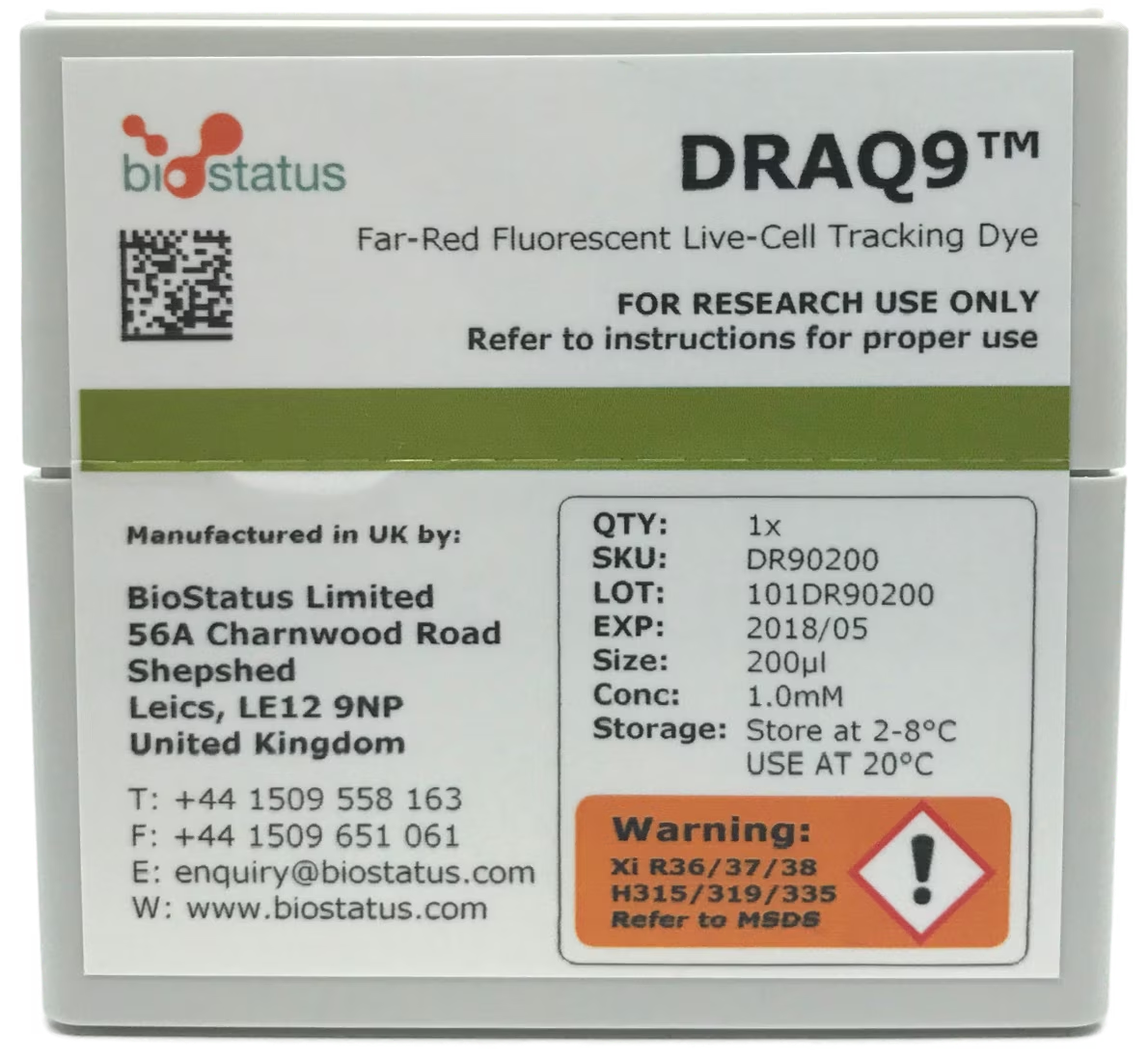 Biostatus DRAQ9™染料 | DR90200 | DR91000